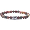 Viola Milano - Natural 6 mm Gemstone Bracelet - Autumn Jasper - Handmade in Italy - Luxury Exclusive Collection - Avvenice^ Bracelets