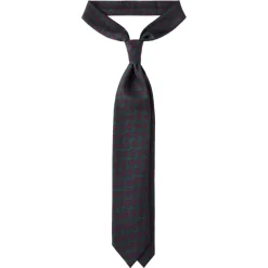 Viola Milano - Paisley Pattern Selftipped Italian Silk Tie - Forest - Handmade in Italy - Luxury Exclusive Collection - Avvenice