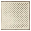 Viola Milano - Polka Dot Wool Lana Pocket Square - White/Taupe - Handmade in Italy - Luxury Exclusive Collection - Avvenice^ Ties & Bow Ties