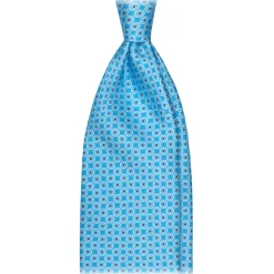 Viola Milano - Positano Floral Selftipped Silk Tie - Sky - Handmade in Italy - Luxury Exclusive Collection - Avvenice^ Ties & Bow Ties