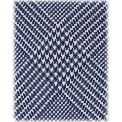 Viola Milano - Prince of Wales Selftipped Italian Silk Tie - Navy - Handmade in Italy - Luxury Exclusive Collection - Avvenice^ Ties & Bow Ties