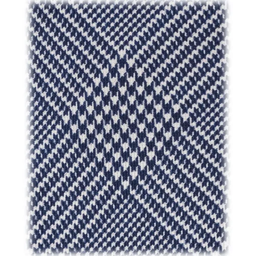 Viola Milano - Prince of Wales Selftipped Italian Silk Tie - Navy - Handmade in Italy - Luxury Exclusive Collection - Avvenice^ Ties & Bow Ties
