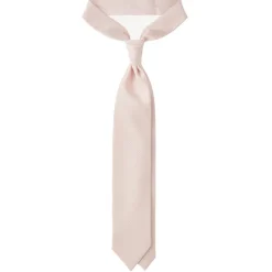 Viola Milano - Prince of Wales Selftipped Italian Silk Tie - Pink - Handmade in Italy - Luxury Exclusive Collection - Avvenice