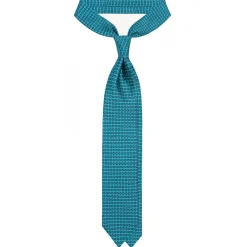 Viola Milano - Roman Chain Selftipped Italian Silk Tie - Turqouise Mix - Handmade in Italy - Luxury Exclusive Collection - Avvenice^ Ties & Bow Ties