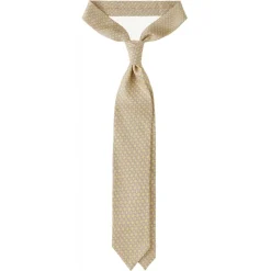 Viola Milano - Roman Maillon Selftipped Italian Silk Tie - Yellow - Handmade in Italy - Luxury Exclusive Collection - Avvenice