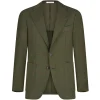 Viola Milano - Sartorial Half-lined Limited Sports Club Blazer - Green Check - Handmade in Italy - Luxury Exclusive Collection - Avvenice^ Jackets