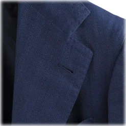 Viola Milano - Sartorial Half-Lined Wool and Silk Blazer - Blue - Handmade in Italy - Luxury Exclusive Collection - Avvenice^ Jackets