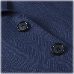 Viola Milano - Sartorial Half-Lined Wool and Silk Blazer - Blue - Handmade in Italy - Luxury Exclusive Collection - Avvenice^ Jackets