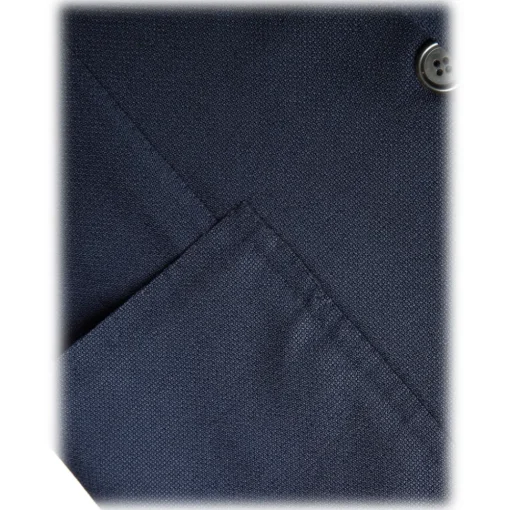 Viola Milano - Sartorial Half-lined Hopsack Blazer - Navy - Handmade in Italy - Luxury Exclusive Collection - Avvenice^ Jackets