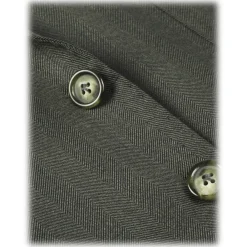 Viola Milano - Sartorial Half-lined Wool/Silk Blazer - Green - Handmade in Italy - Luxury Exclusive Collection - Avvenice^ Jackets
