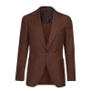 Viola Milano - Sartorial Wool and Cashmere Blazer - Brown - Handmade in Italy - Luxury Exclusive Collection - Avvenice^ Jackets