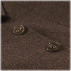 Viola Milano - Sartorial Wool and Cashmere Blazer - Brown - Handmade in Italy - Luxury Exclusive Collection - Avvenice^ Jackets