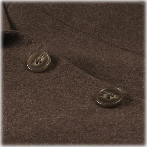 Viola Milano - Sartorial Wool and Cashmere Blazer - Brown - Handmade in Italy - Luxury Exclusive Collection - Avvenice^ Jackets