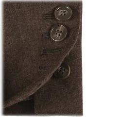 Viola Milano - Sartorial Wool and Cashmere Blazer - Brown - Handmade in Italy - Luxury Exclusive Collection - Avvenice^ Jackets