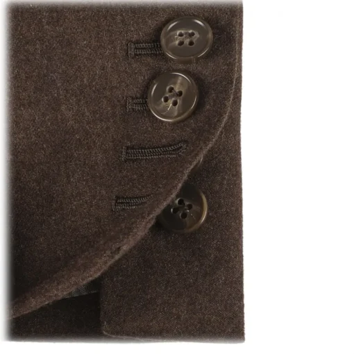 Viola Milano - Sartorial Wool and Cashmere Blazer - Brown - Handmade in Italy - Luxury Exclusive Collection - Avvenice^ Jackets
