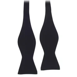 Viola Milano - Self-Tie Grosgrain Bow-Tie - Black - Made in Italy - Luxury Exclusive Collection - Avvenice^ Ties & Bow Ties