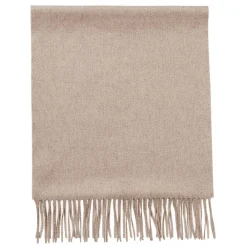 Viola Milano - Solid 100% Zibellino Cashmere Scarf - Sand - Handmade in Italy - Luxury Exclusive Collection - Avvenice