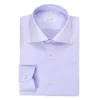 Viola Milano - Solid Color Shirt - Viola Blue - Handmade in Italy - Luxury Exclusive Collection - Avvenice^ Shirts