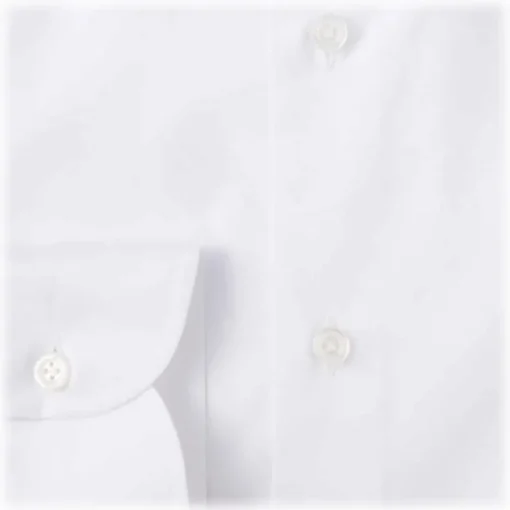 Viola Milano - Solid Color Shirt - White - Handmade in Italy - Luxury Exclusive Collection - Avvenice