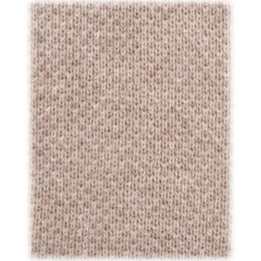 Viola Milano - Solid Knitted 100% Cashmere Tie - Sand - Handmade in Italy - Luxury Exclusive Collection - Avvenice
