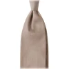 Viola Milano - Solid Woven Selftipped Silk Tie - Sand - Handmade in Italy - Luxury Exclusive Collection - Avvenice^ Ties & Bow Ties