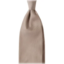Viola Milano - Solid Woven Selftipped Silk Tie - Sand - Handmade in Italy - Luxury Exclusive Collection - Avvenice^ Ties & Bow Ties