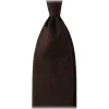 Viola Milano - Solid Woven Selftipped Silk Tie - Brown - Handmade in Italy - Luxury Exclusive Collection - Avvenice^ Ties & Bow Ties