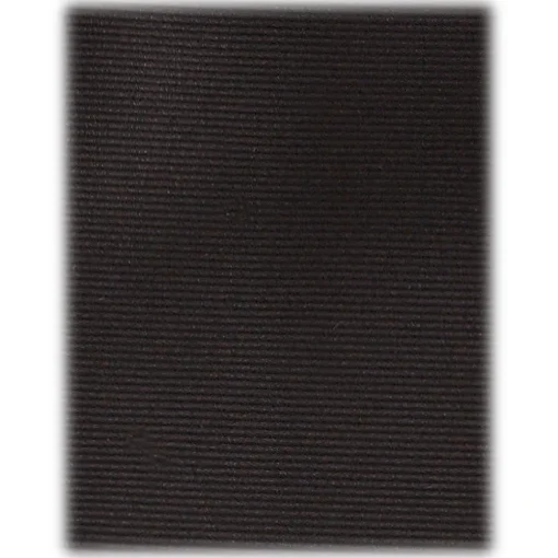 Viola Milano - Solid Woven Selftipped Silk Tie - Black - Handmade in Italy - Luxury Exclusive Collection - Avvenice