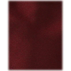 Viola Milano - Solid Woven Selftipped Silk Tie - Burgundy - Handmade in Italy - Luxury Exclusive Collection - Avvenice