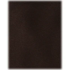Viola Milano - Solid Woven Selftipped Silk Tie - Brown - Handmade in Italy - Luxury Exclusive Collection - Avvenice^ Ties & Bow Ties