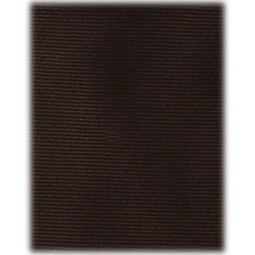 Viola Milano - Solid Woven Selftipped Silk Tie - Brown - Handmade in Italy - Luxury Exclusive Collection - Avvenice^ Ties & Bow Ties