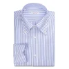 Viola Milano - Stripe Italian Oxford Shirt - Blue - Handmade in Italy - Luxury Exclusive Collection - Avvenice^ Shirts
