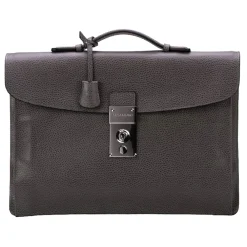 Viola Milano - The Light Traveller Briefcase - Grey - Handmade in Italy - Luxury Exclusive Collection - Avvenice^ Bags