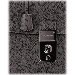 Viola Milano - The Light Traveller Briefcase - Grey - Handmade in Italy - Luxury Exclusive Collection - Avvenice^ Bags