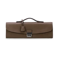 Viola Milano - Traveller Briefcase - Taupe - Handmade in Italy - Luxury Exclusive Collection - Avvenice^ Bags