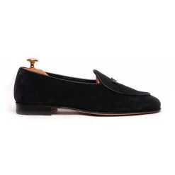 Viola Milano - Unlined Belgian Loafer - Black - Handmade in Italy - Luxury Exclusive Collection - Avvenice^ Shoes