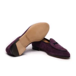 Viola Milano - Unlined Belgian Loafer - Purple - Handmade in Italy - Luxury Exclusive Collection - Avvenice^ Shoes
