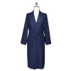 Viola Milano - VBC Wool and Silk Dressing Gown - Herringbone - Handmade in Italy - Luxury Exclusive Collection - Avvenice^ Dresses