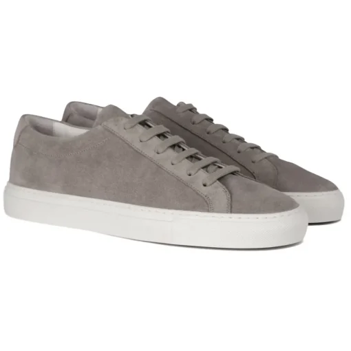 Viola Milano - Viola Sport Club Sneakers - Polo Grey Suede - Handmade in Italy - Luxury Exclusive Collection - Avvenice^ Shoes