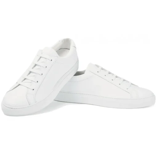 Viola Milano - Viola Sport Club Sneakers - White Leather - Handmade in Italy - Luxury Exclusive Collection - Avvenice