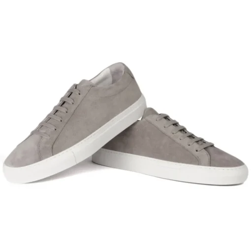 Viola Milano - Viola Sport Club Sneakers - Polo Grey Suede - Handmade in Italy - Luxury Exclusive Collection - Avvenice^ Shoes