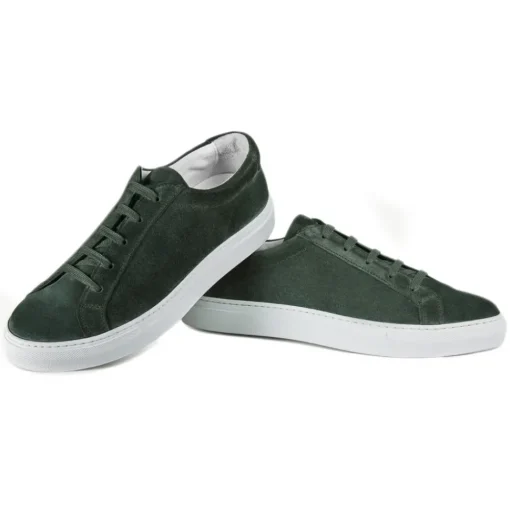 Viola Milano - Viola Sport Club Sneakers - Forest - Handmade in Italy - Luxury Exclusive Collection - Avvenice