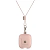 Woodcessories - AirCase - Premium AirPod Leather Necklace Eco Case - Nude Rose - QI Wireless Charging Technology - High Quality - Avvenice^ Audio