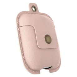 Woodcessories - AirCase - Premium AirPod Leather Necklace Eco Case - Nude Rose - QI Wireless Charging Technology - High Quality - Avvenice^ Audio