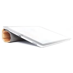 Woodcessories - Cherry / Leather / Transclucent Hardcover - iPad Pro 10.5 (2017) - Flip Case - Eco Guard Metal & Wood - Avvenice