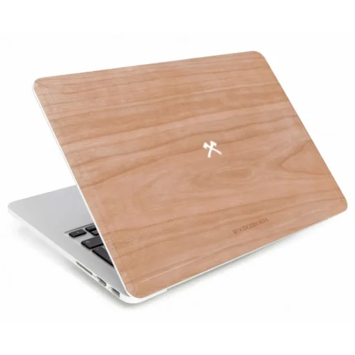 Woodcessories - Cherry / MacBook Skin Cover - MacBook 11 Air - Eco Skin - Axe Logo - Wooden MacBook Cover - Avvenice^ Skin