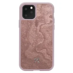 Woodcessories - Eco Bumper - Stone Cover - Canyon Red - iPhone 11 - Real Stone Cover - Eco Case - Bumper Collection - Avvenice