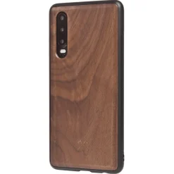 Woodcessories - Eco Bumper - Walnut Cover - Black - Huawei P30 - Wooden Cover - Eco Case - Bumper Collection - Avvenice^ Case