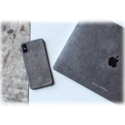 Woodcessories - Eco Bumper - Stone Cover - Volcano Black - iPhone 8 Plus / 7 Plus - Real Stone Cover - Eco Case - Bumper - Avvenice^ Case