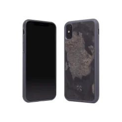 Woodcessories - Eco Bumper - Stone Cover - Camo Gray - iPhone X / XS - Real Stone Cover - Eco Case - Bumper Collection - Avvenice^ Case